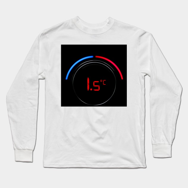 1.5 degree target, 1.5 degree limit, Fridays for Future Long Sleeve T-Shirt by Shadow3561